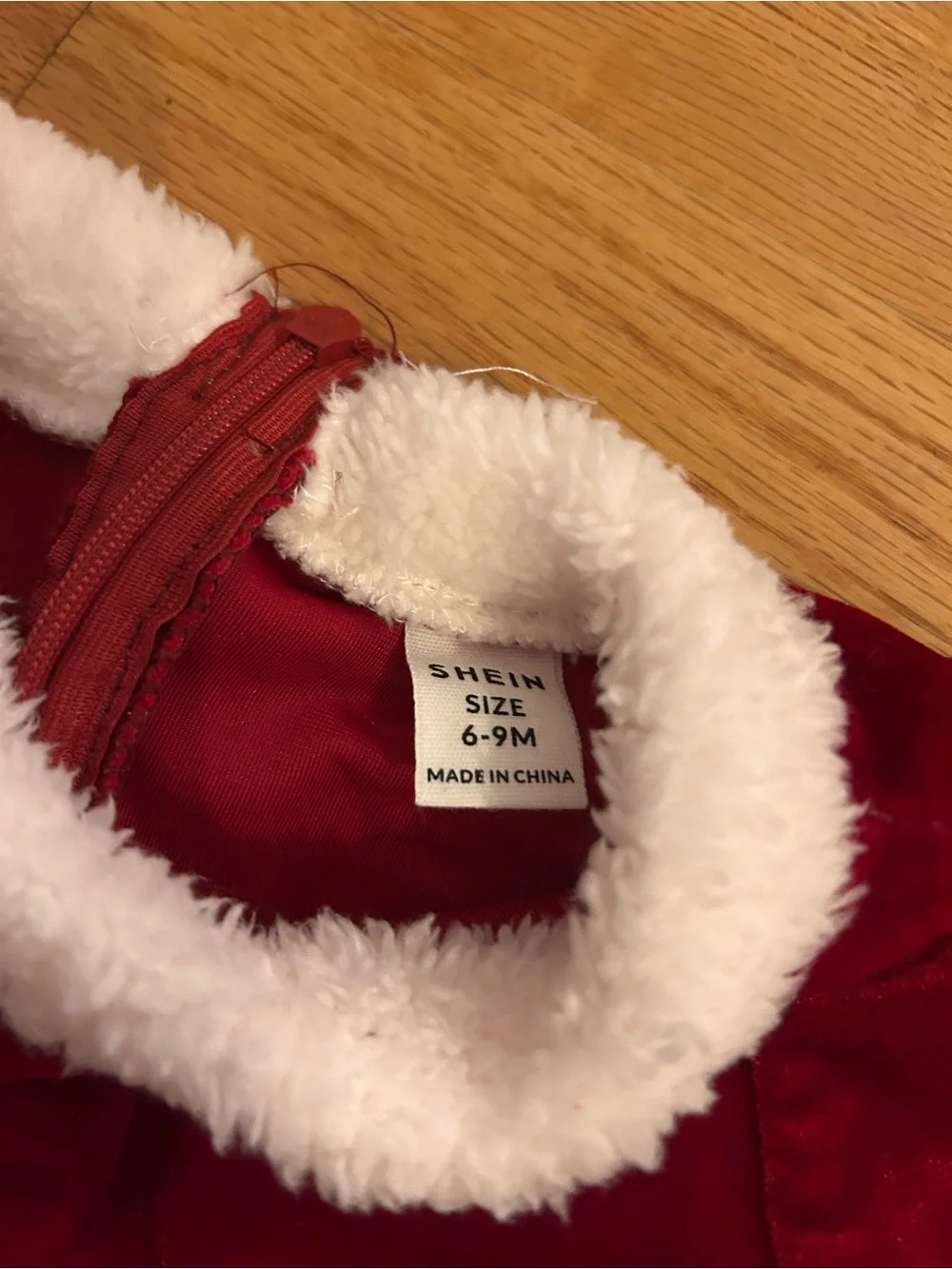SHEIN festive velvet